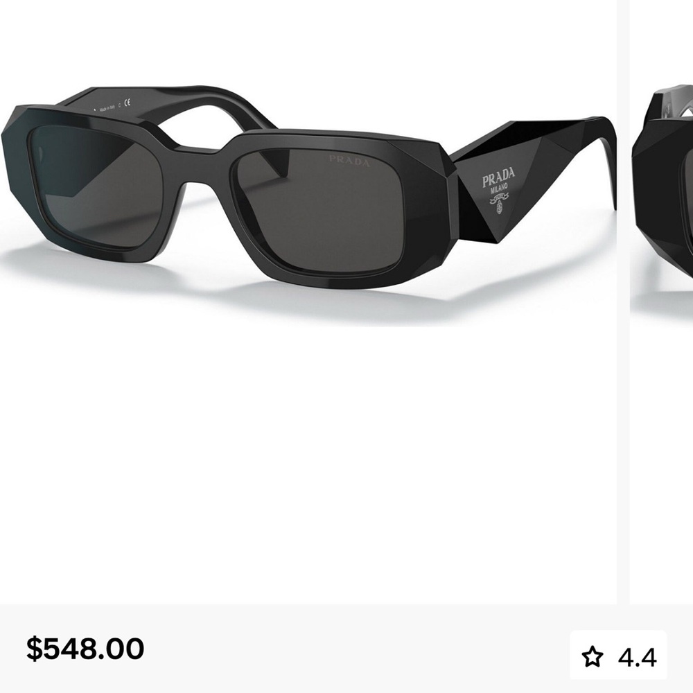 Prada Angular Dark Navy blue Sunglasses